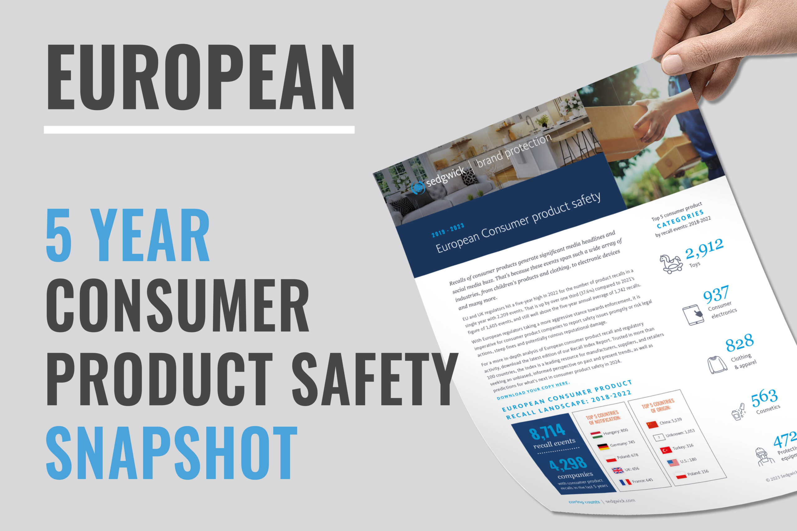 Aperçu de la sécurité des produits de consommation et des rappels en Europe - Télécharger maintenant