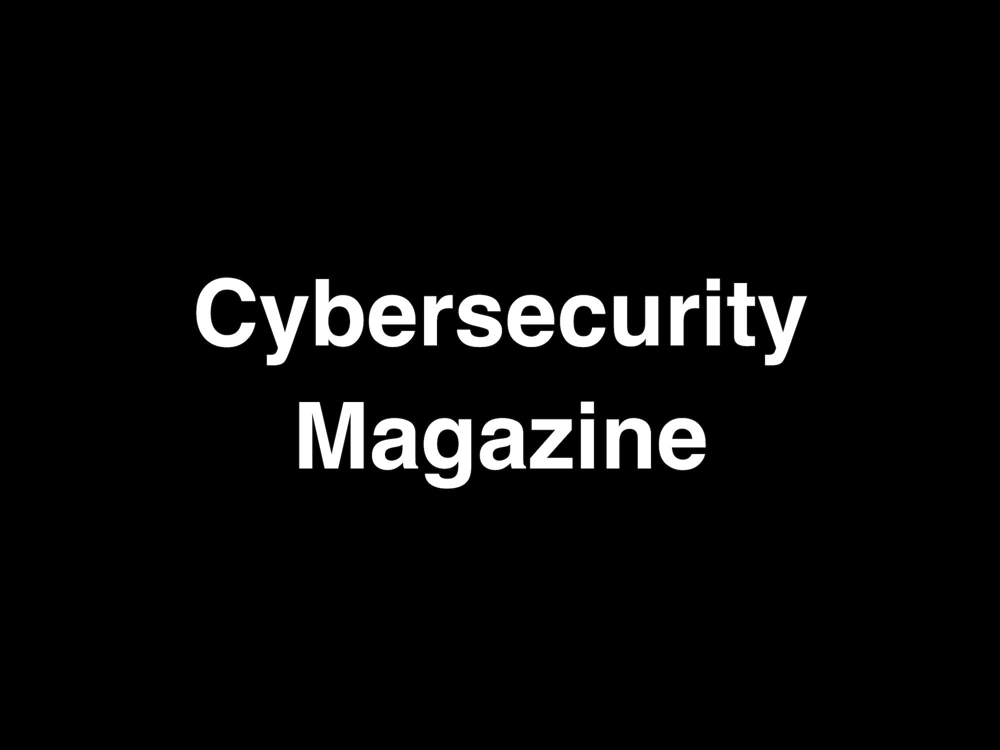 Majalah Keamanan Siber