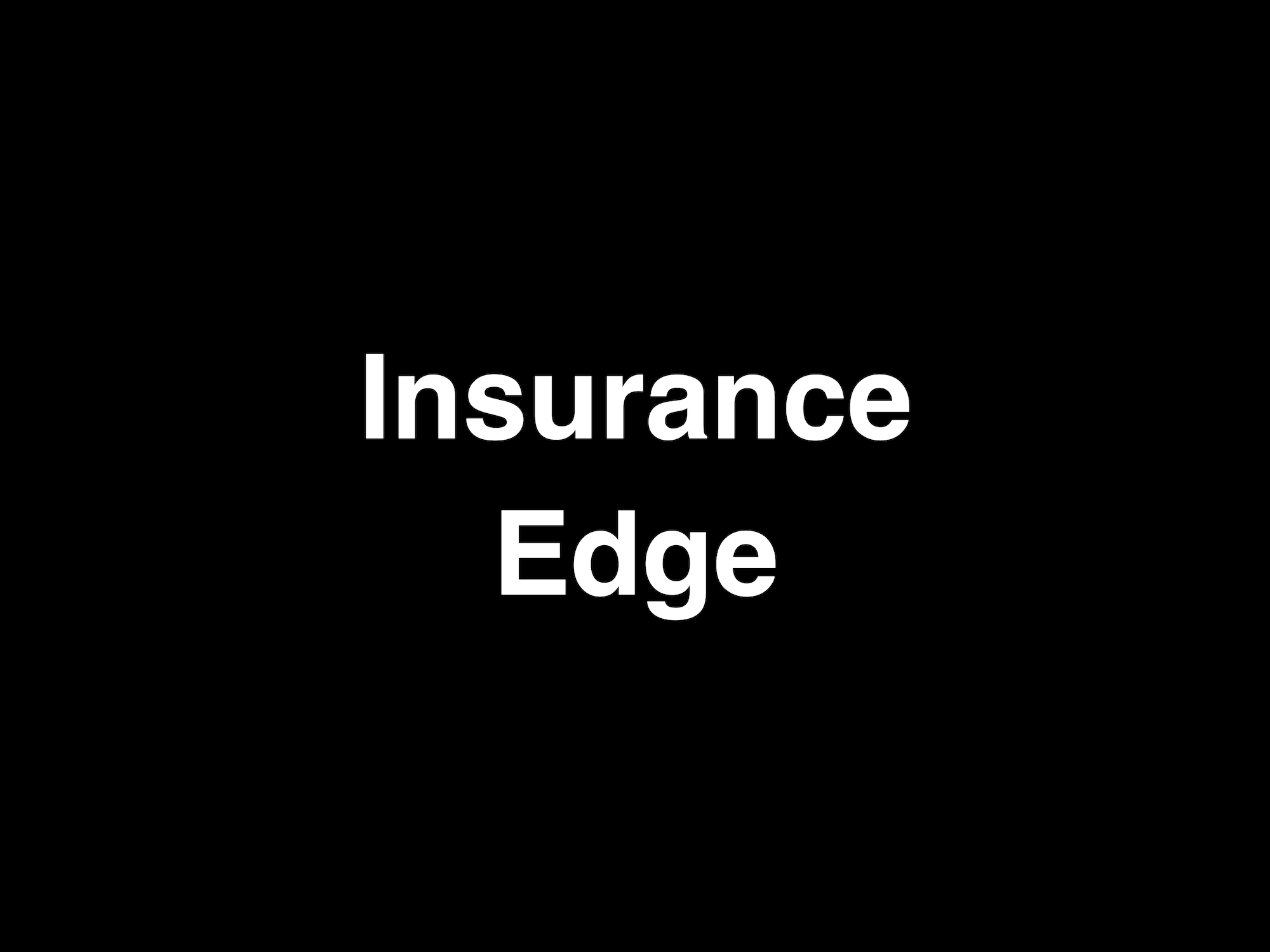 Insurance Edge