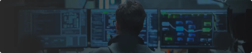 man in front of computerssquashed