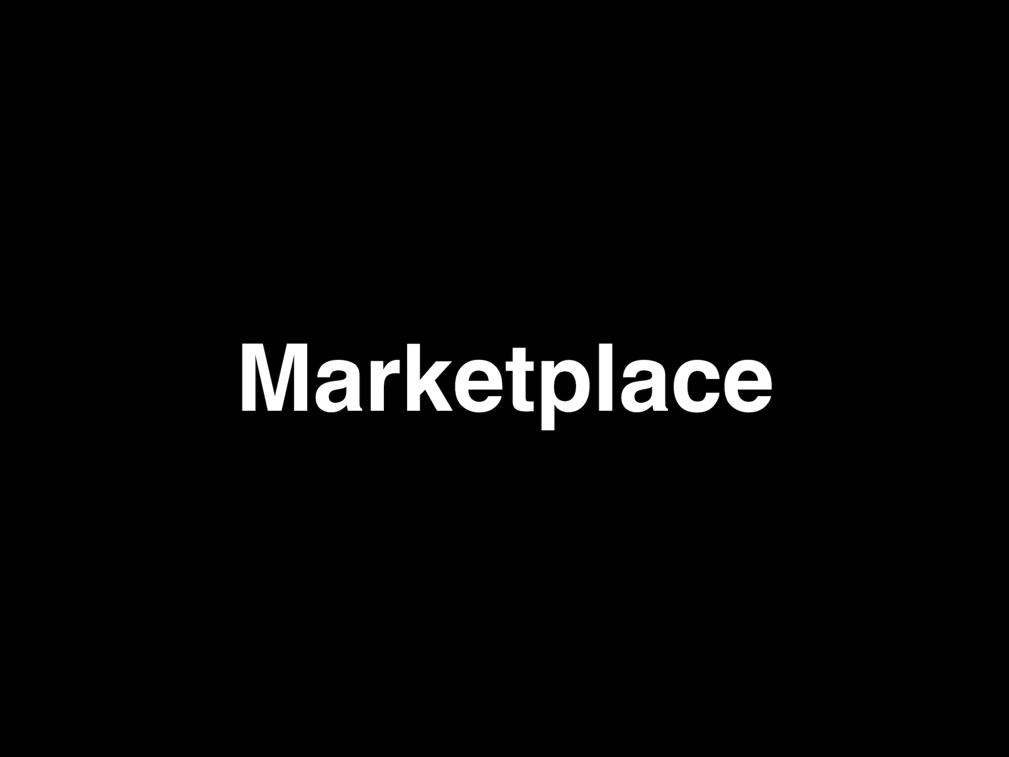 marketplace
