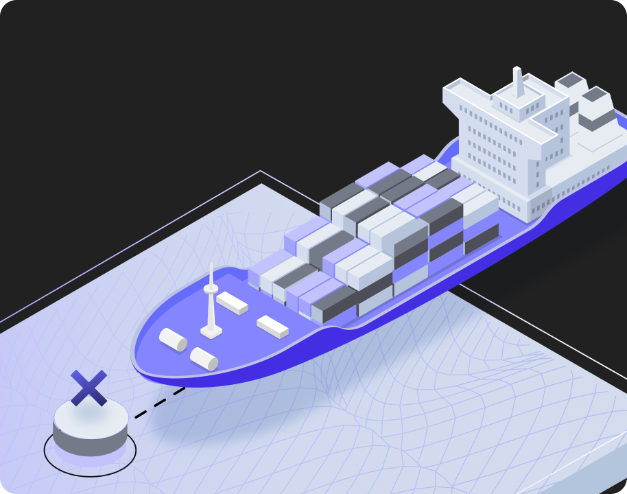 A supply chain vessel.