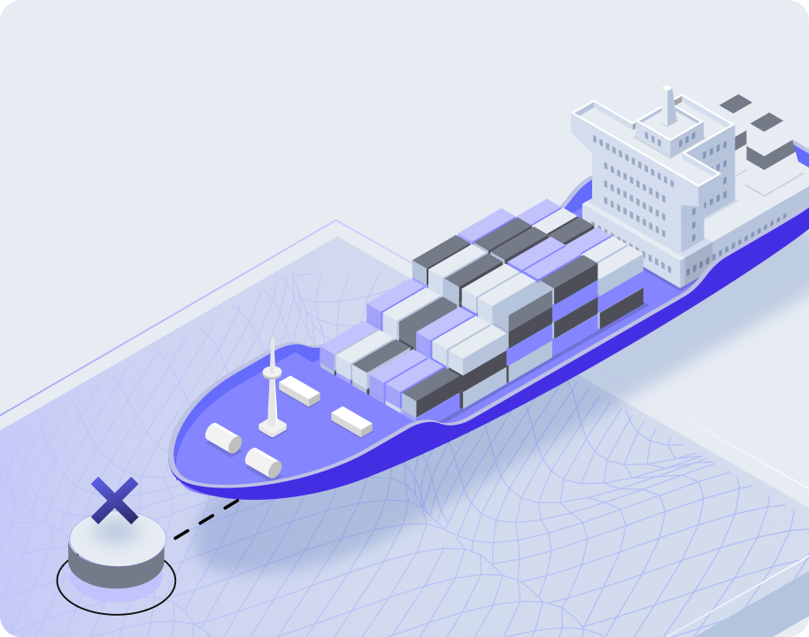 A supply chain vessel.