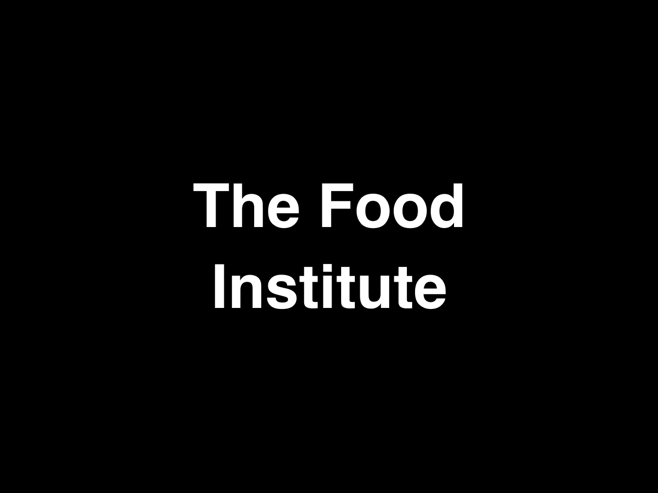 El Instituto de la Alimentación